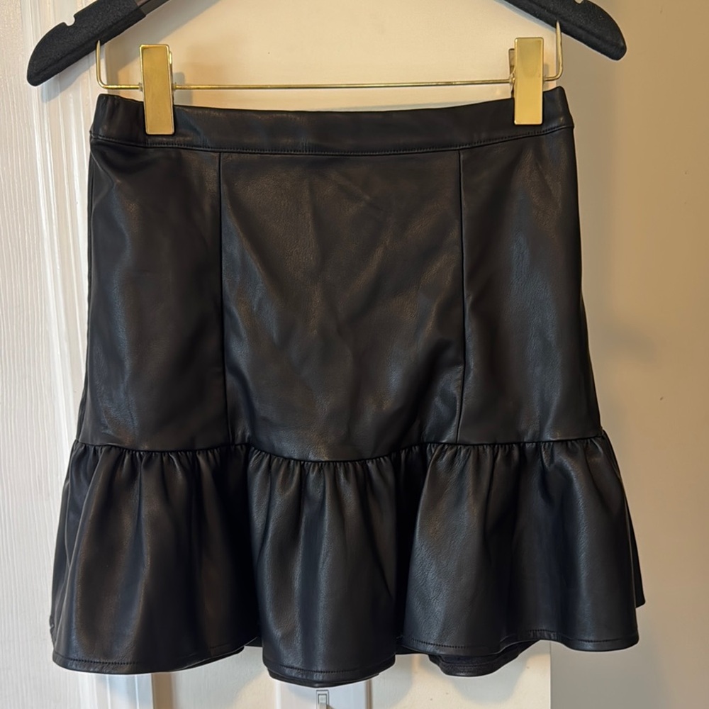 Faux leather Janie And Jack skirt